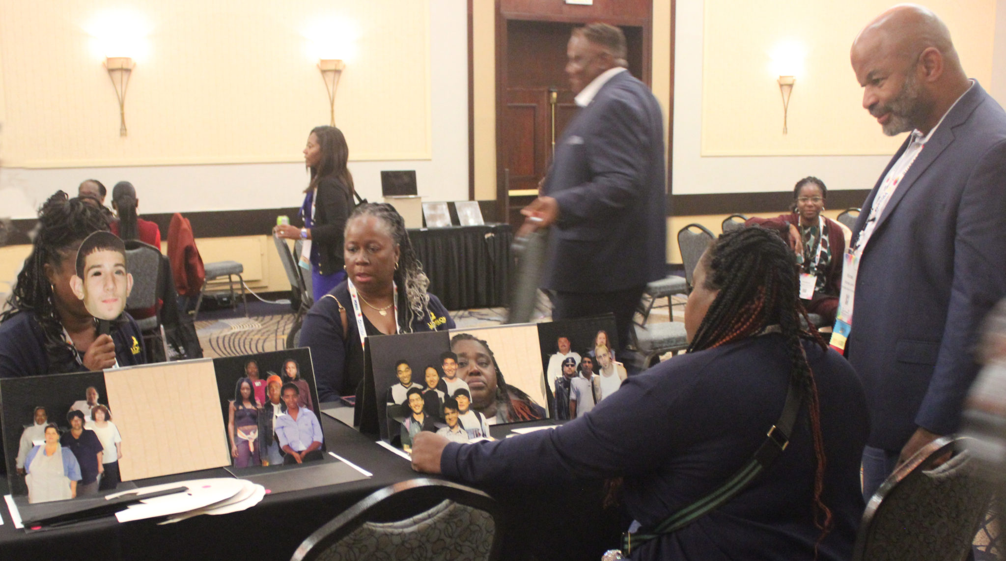 Man Looking Over Shoulder